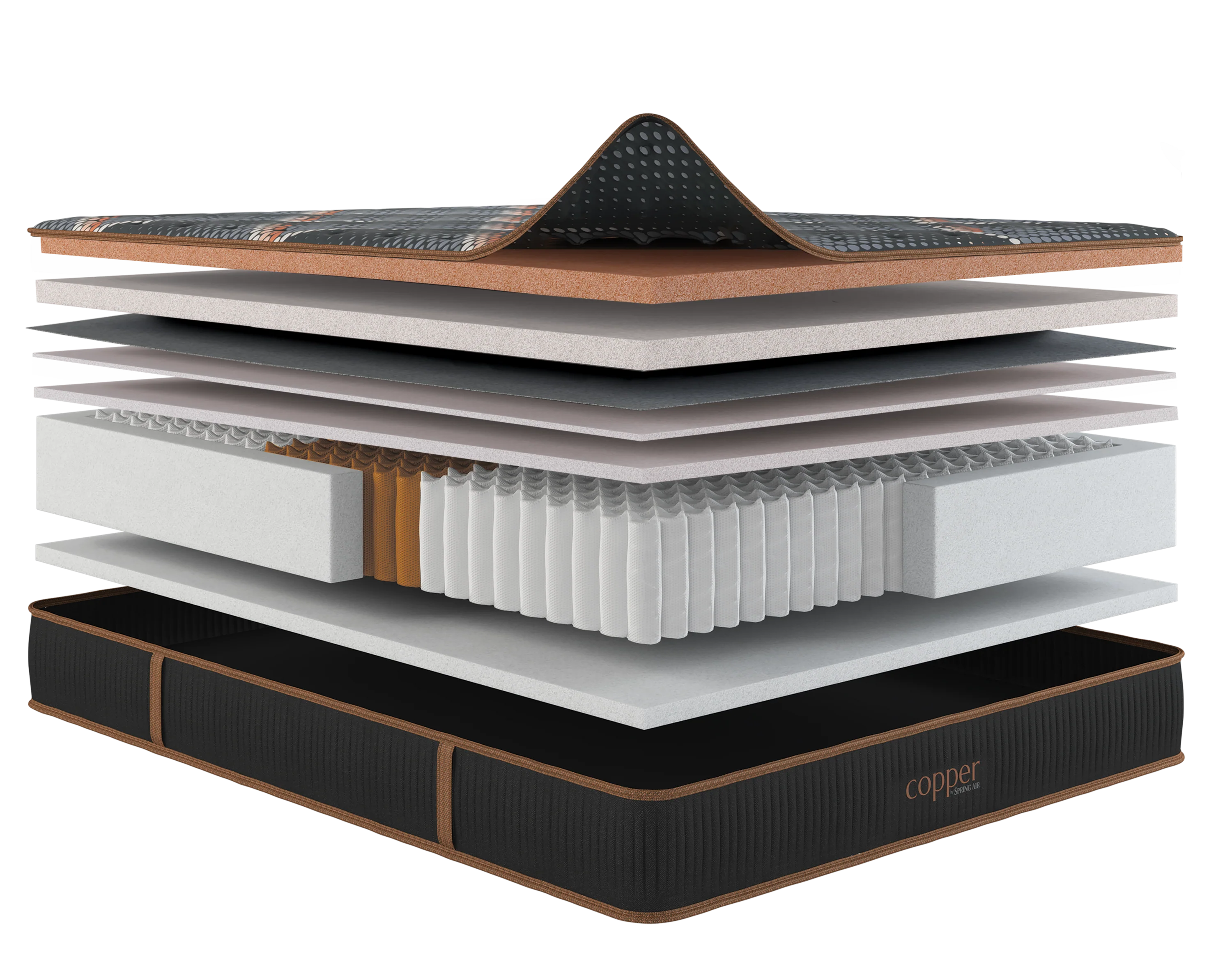 Spring Air Copper Hybrid Firm Quilted Mattress