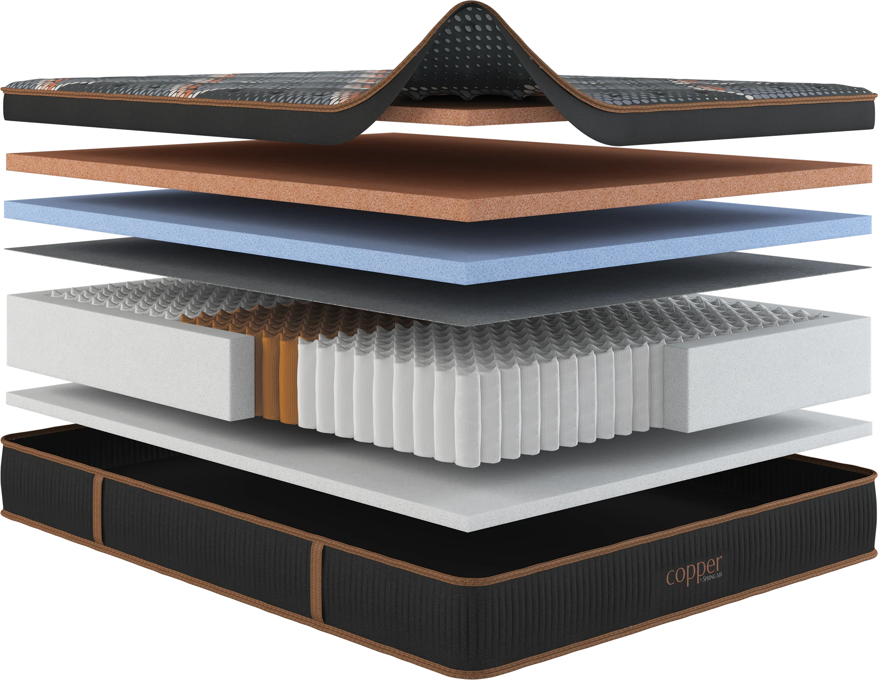 Spring Air Copper Hybrid Plush Eurotop Mattress
