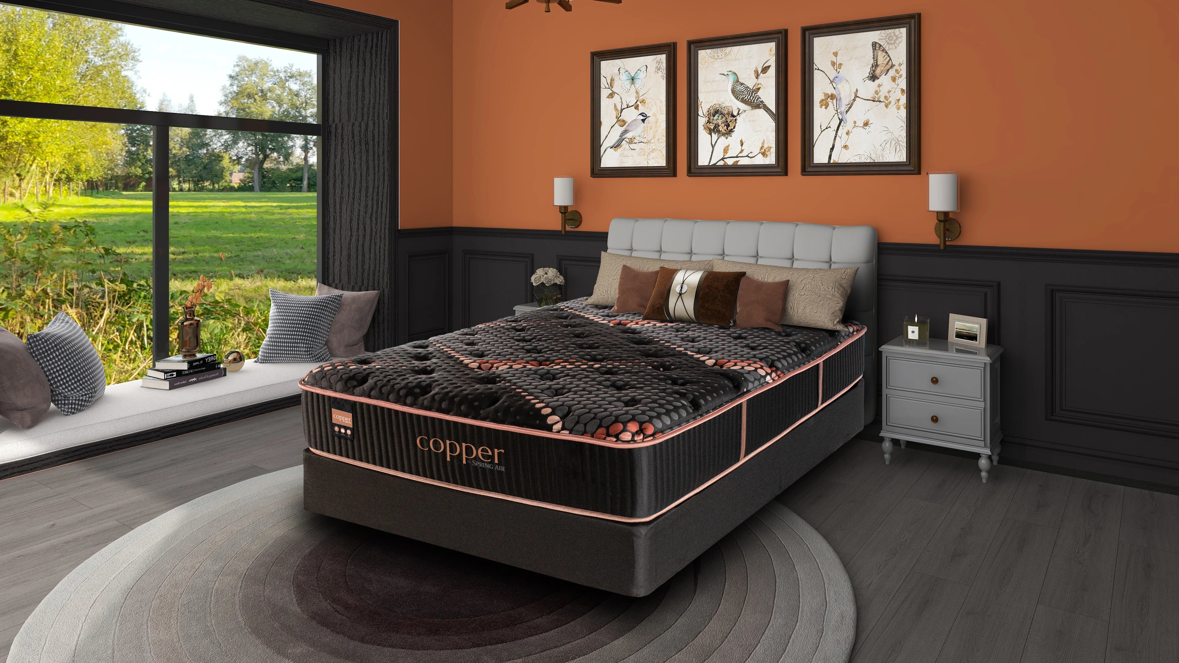 Spring Air Copper Hybrid Firm Quilted Mattress