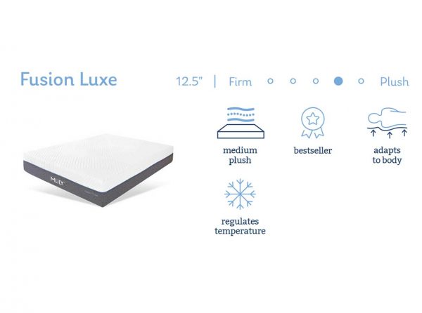 MLILY Fusion Luxe Cooling Hybrid Queen Mattress