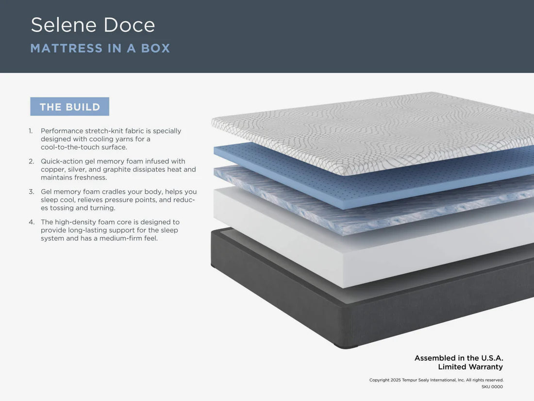 Tempur Sealy Selene Doce Firm Mattress